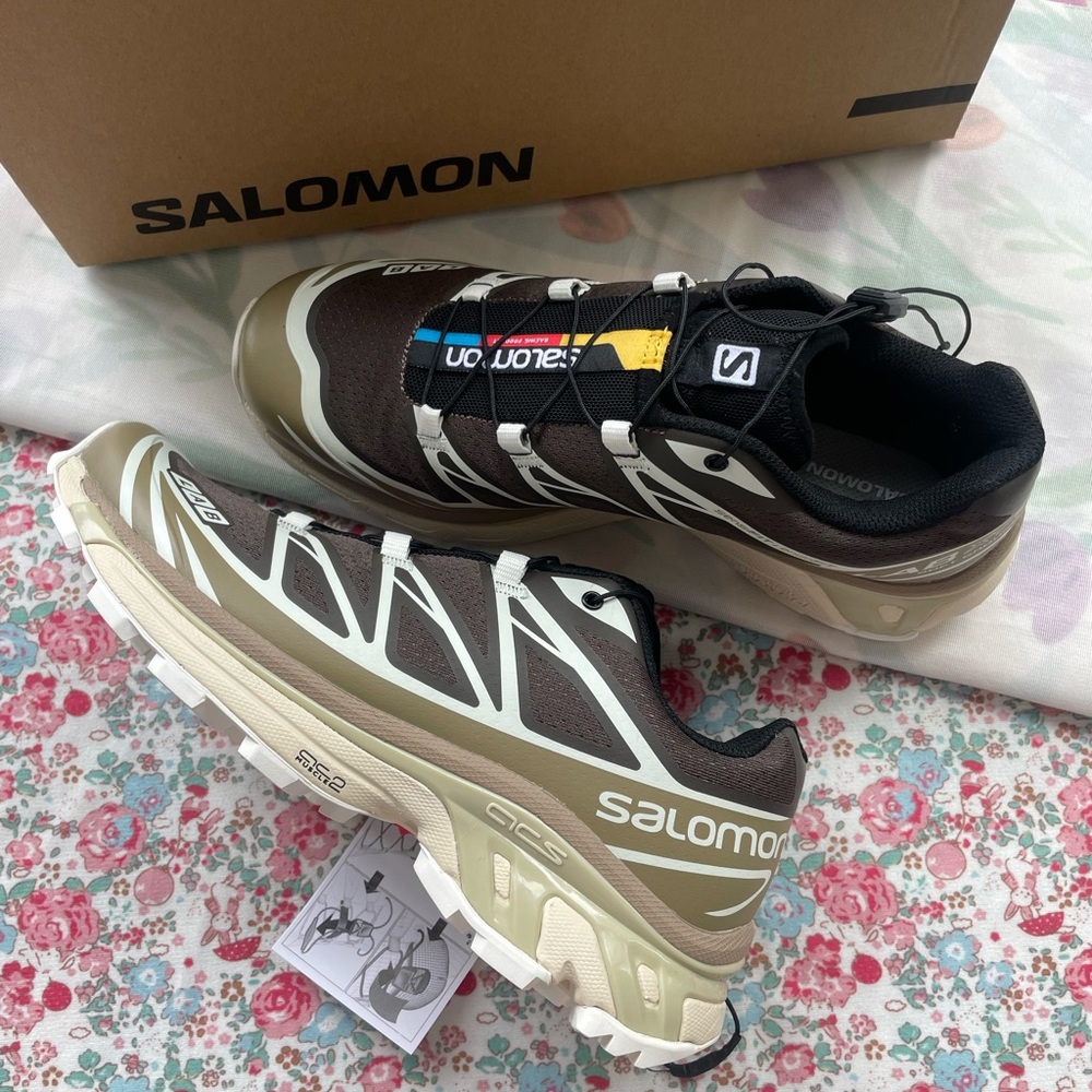 Salomon Men's Trail Runners - Brown, Beige, Black - Picture 1 of 8